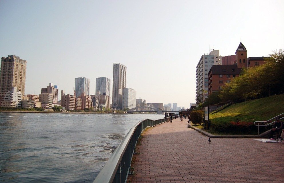 Relaxing city views of Tokyo