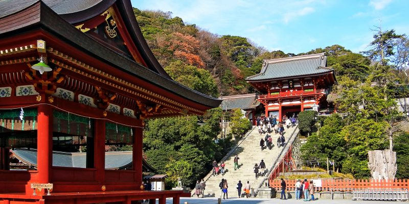 Take a day trip from Tokyo to Enoshima and Kamakura, where you can eat shirasu (raw baby fish), take a stroll around the beautiful parks, see the Great Buddha or Daibutsu, ride a monorail, and enjoy views of the sea.