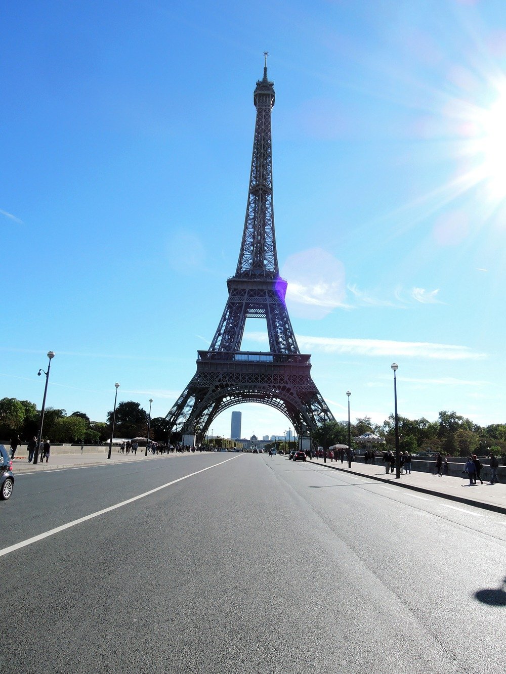 Sunny day in Paris, France